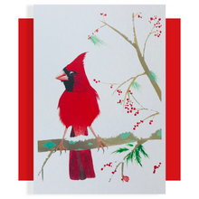Load image into Gallery viewer, Cardinal at Christmas