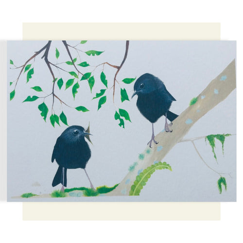 Black robin gift card