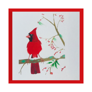 Cardinal mini card (85mm by 85mm)